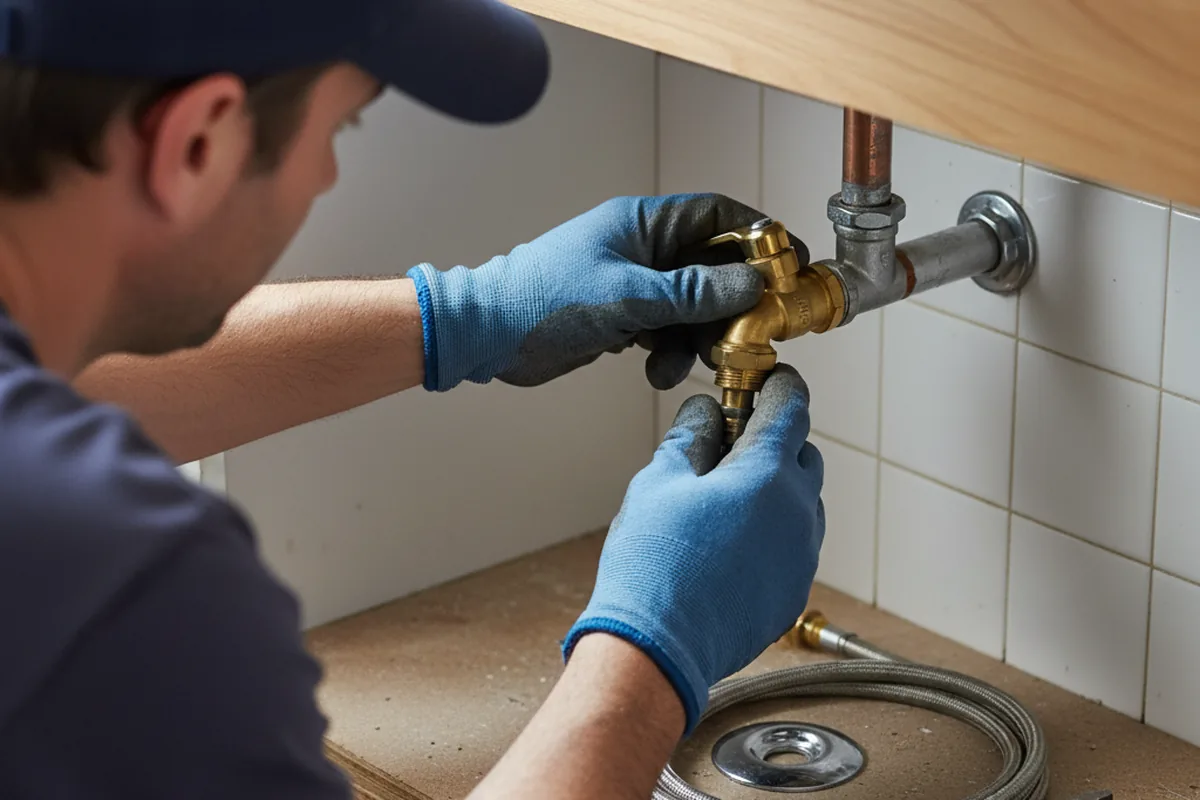 Shutoff valve and fitting work during Repiping in White Oak